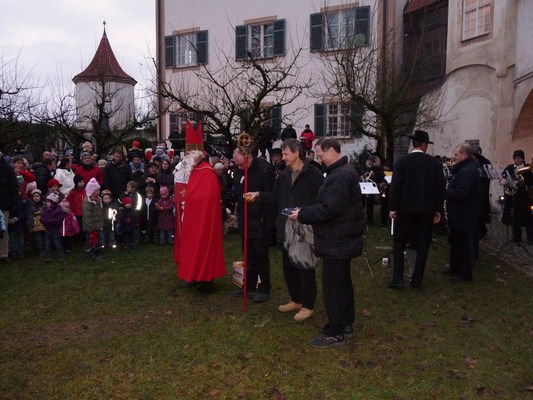 Der Nikolaus in Schloss Blutenburg