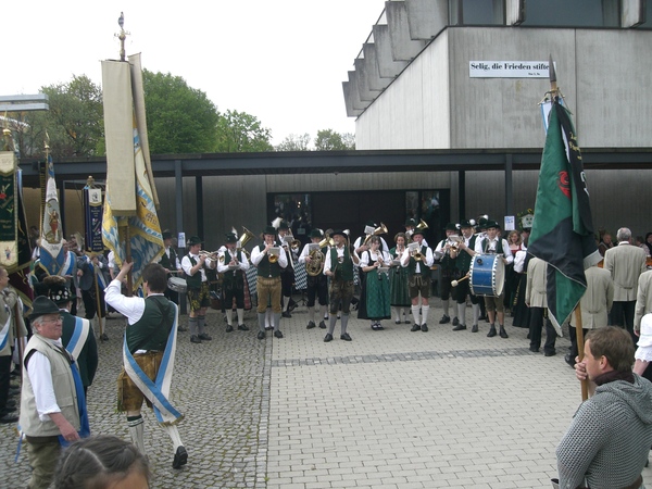 Festzugende, Begr&uuml;ssung der G&auml;ste