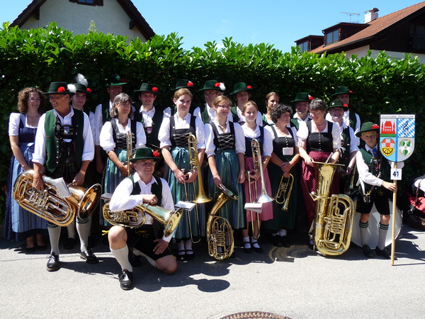 Gruppenbild vor dem Festzug