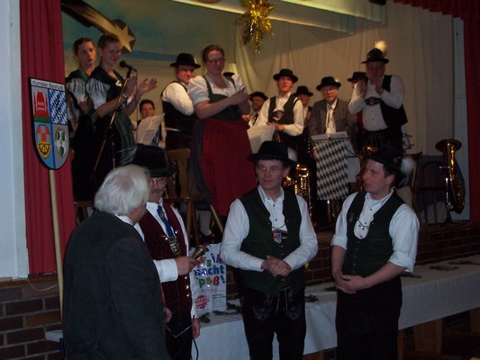 Kapelle dankt Denis Werb