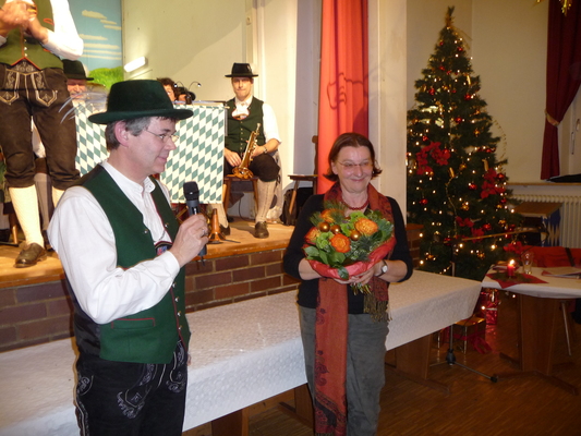 Erster Vorstand Wolfgang Roßmann und Rosy Lutz